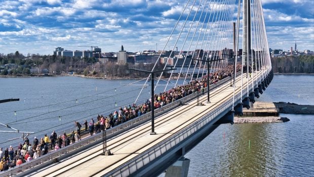 Puente de Kruunuvuori // Foto: Knight Architects