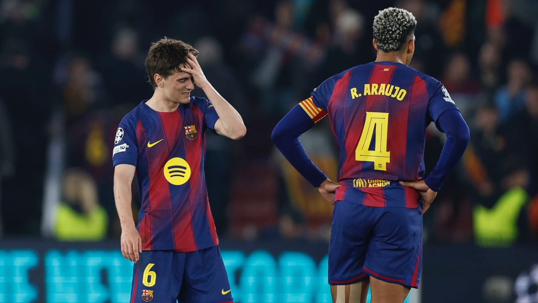 Palo de Gavi a cuenta de la Champions: Tenemos muchos líderes, pero algunos no lo han demostrado