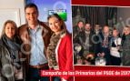 Las fotos del pucherazo de Sánchez: así celebraba con Ábalos, Cerdán y sus mujeres las Primarias que amañaron