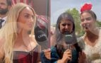 Rocío Flores y Gloria Camila en la Feria de abril de Sevilla. (Foto: Okdiario)