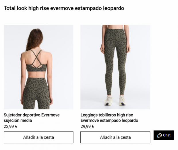 El total outfit de leopardo de Oysho.