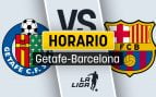 Getafe Barcelona horario