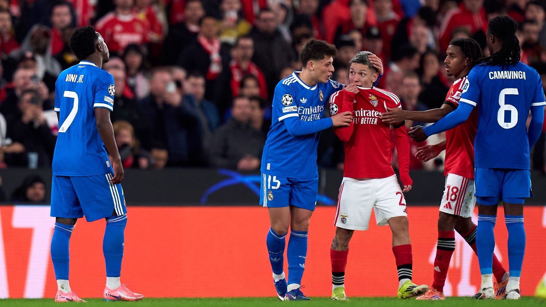 Histórica sanción de la UEFA a Prestianni por conducta discriminatoria hacia Vinicius: ¡seis partidos!