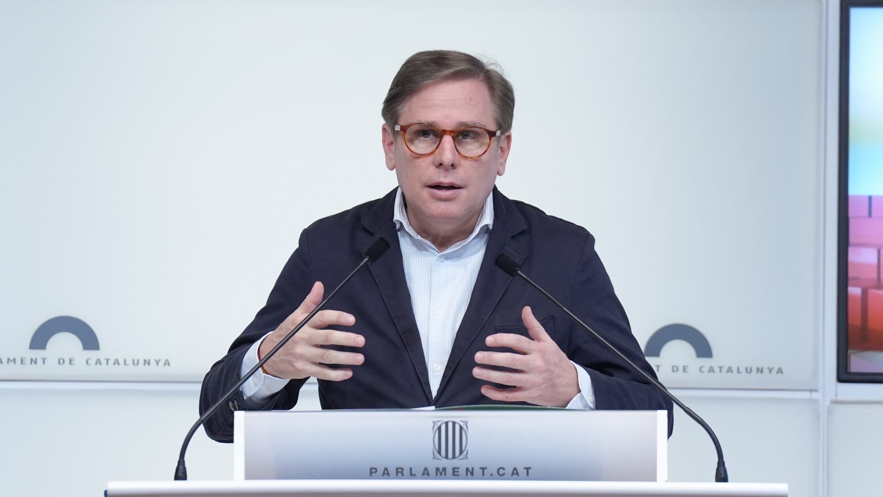 Vox pide al Parlament una declaración de condena por los actos violentos contra sus carpas en Sant Jordi