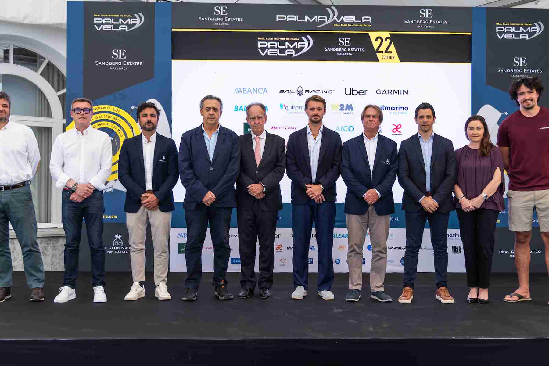 Presentación de la 22ª edición de la Sandberg PalmaVela en el Real Club Náutico de Palma.