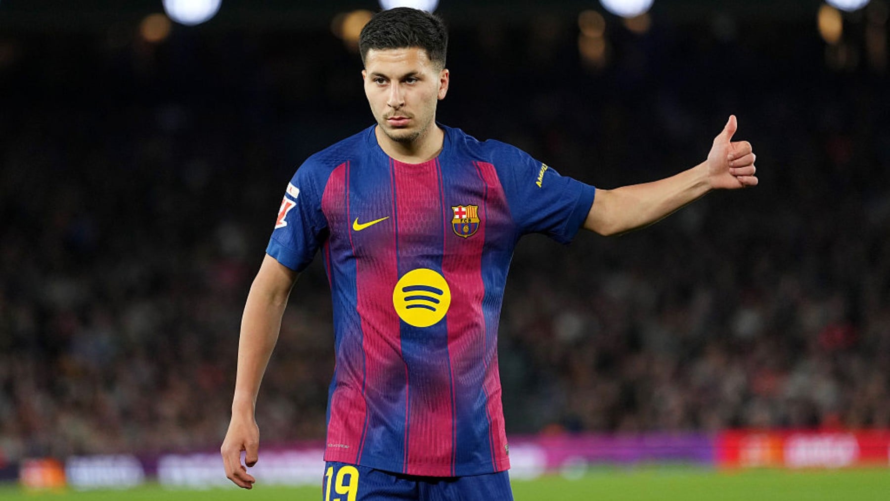 Bardghji en un partido con el FC Barcelona. (GETTY)