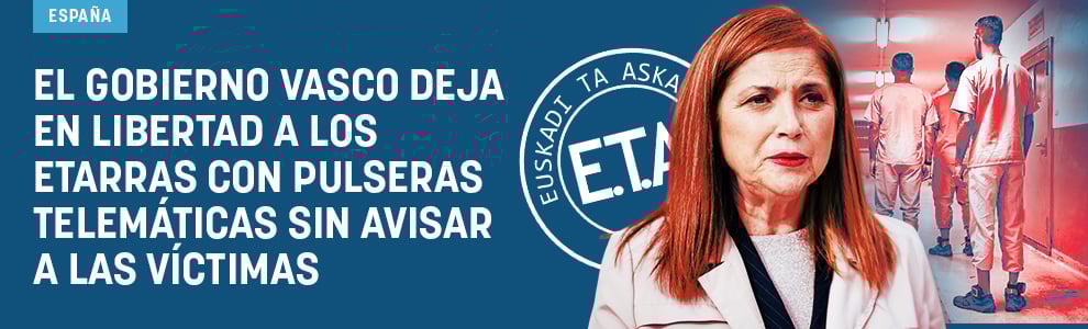 El Gobierno vasco deja en libertad a los etarras con pulseras telemáticas sin avisar a las víctimas