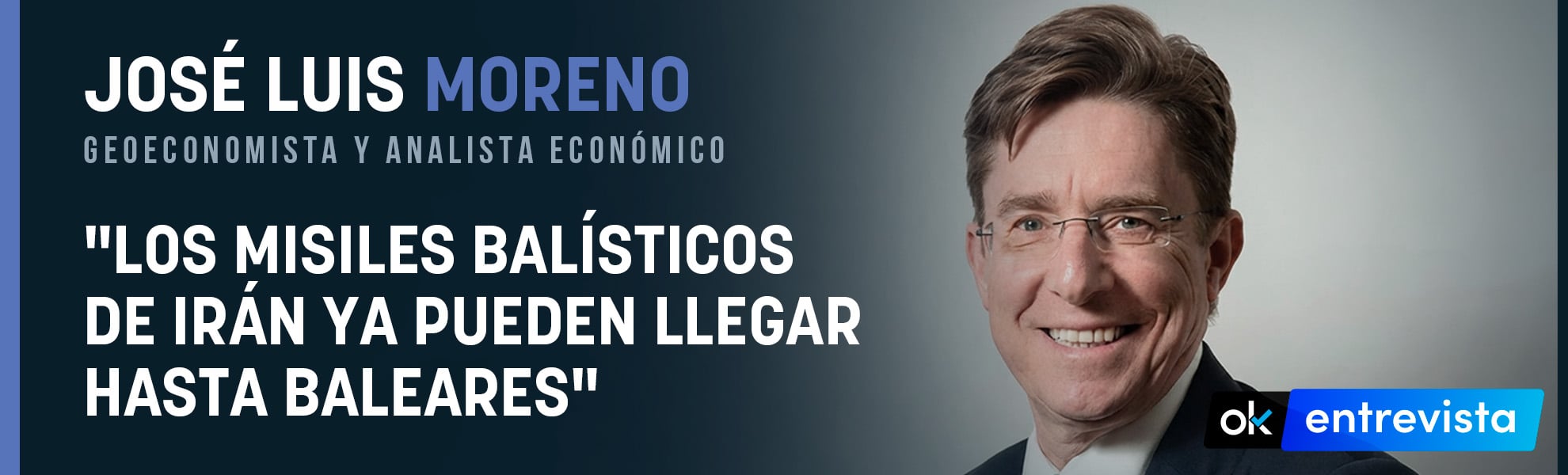 Moreno (Geoeconomía Estratégica): Los misiles balísticos de Irán ya pueden llegar hasta Baleares