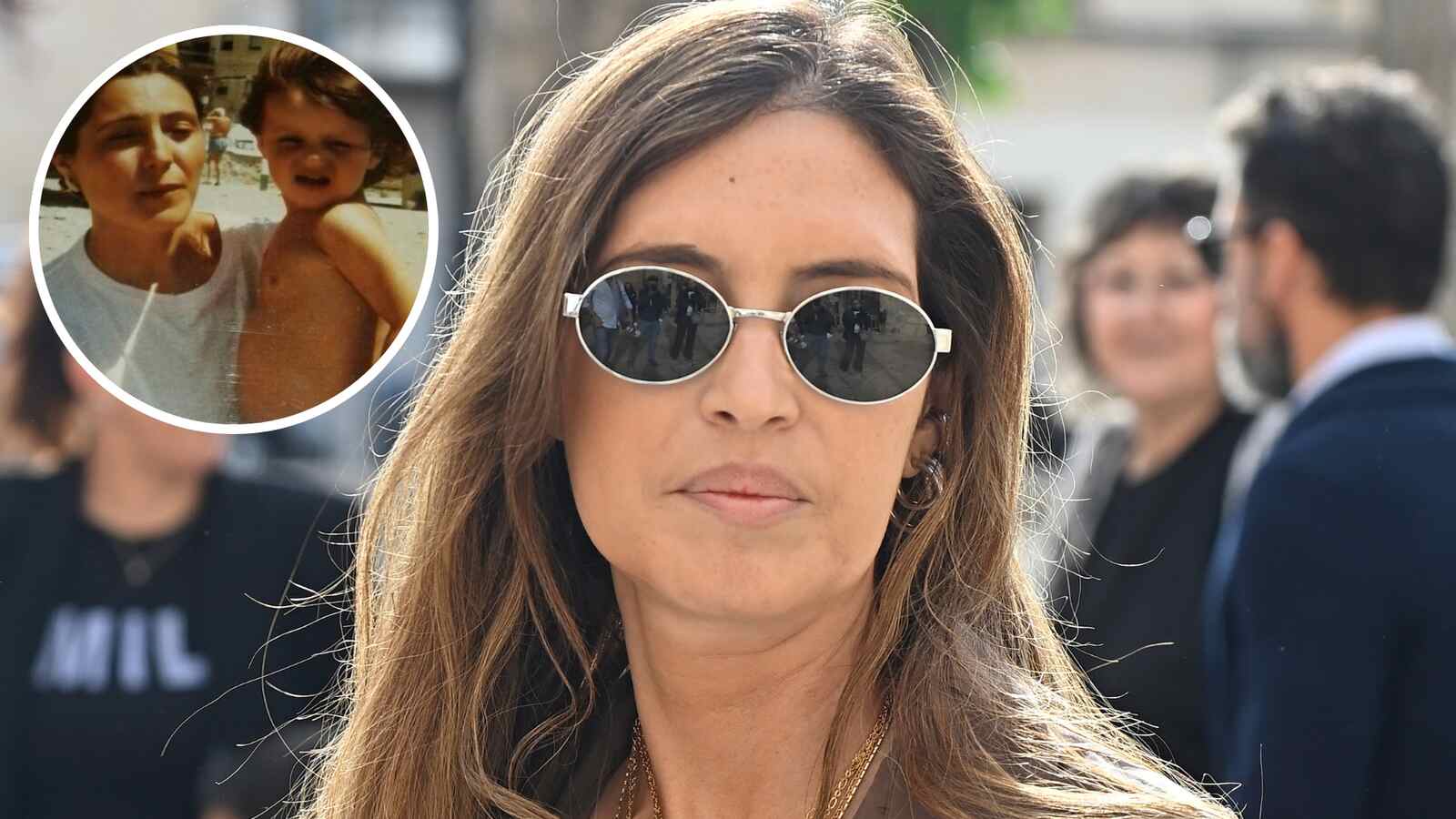 Sara Carbonero, abatida en la despedida de su madre Goyi Arévalo en una emotiva misa en Corral de Almaguer