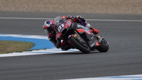 Senna Agius durante el GP de España de MotoGP. (Getty)