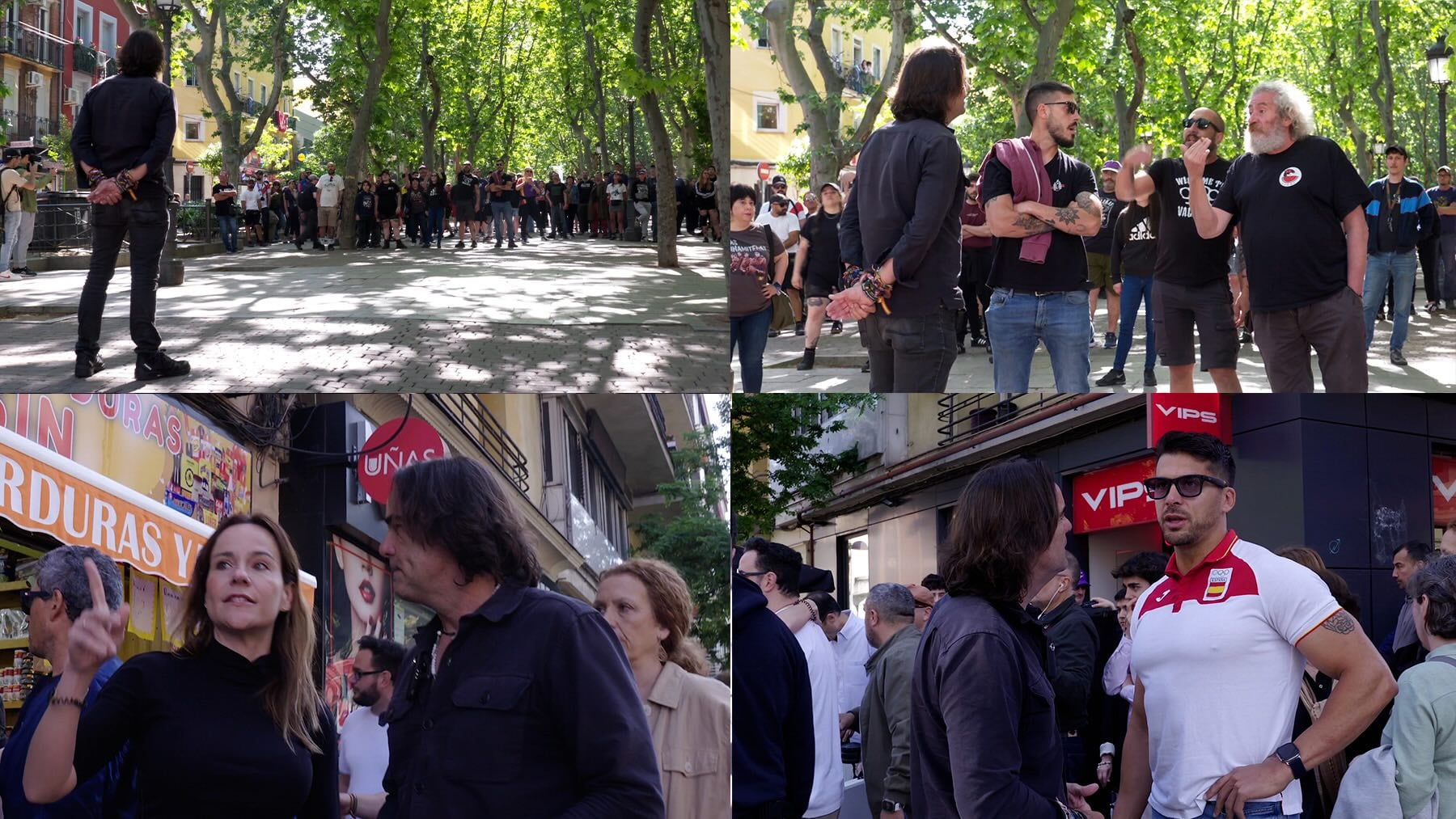 Matones bukaneros boicotean bajo amenazas un acto de Vox en Vallecas: ¡Fuera de nuestro barrio!