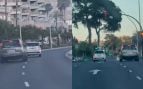 Pique entre conductores en el Paseo Marítimo de Palma: se saltan semáforos en rojo y casi arrollan a un patinete