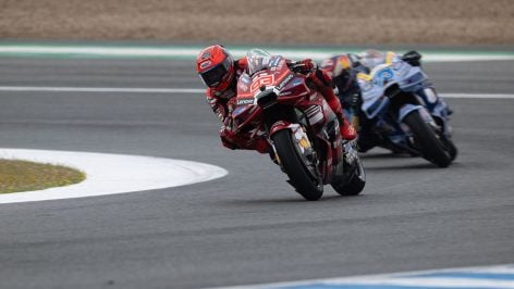 Marc Márquez en el GP de Jerez. (GETTY)
