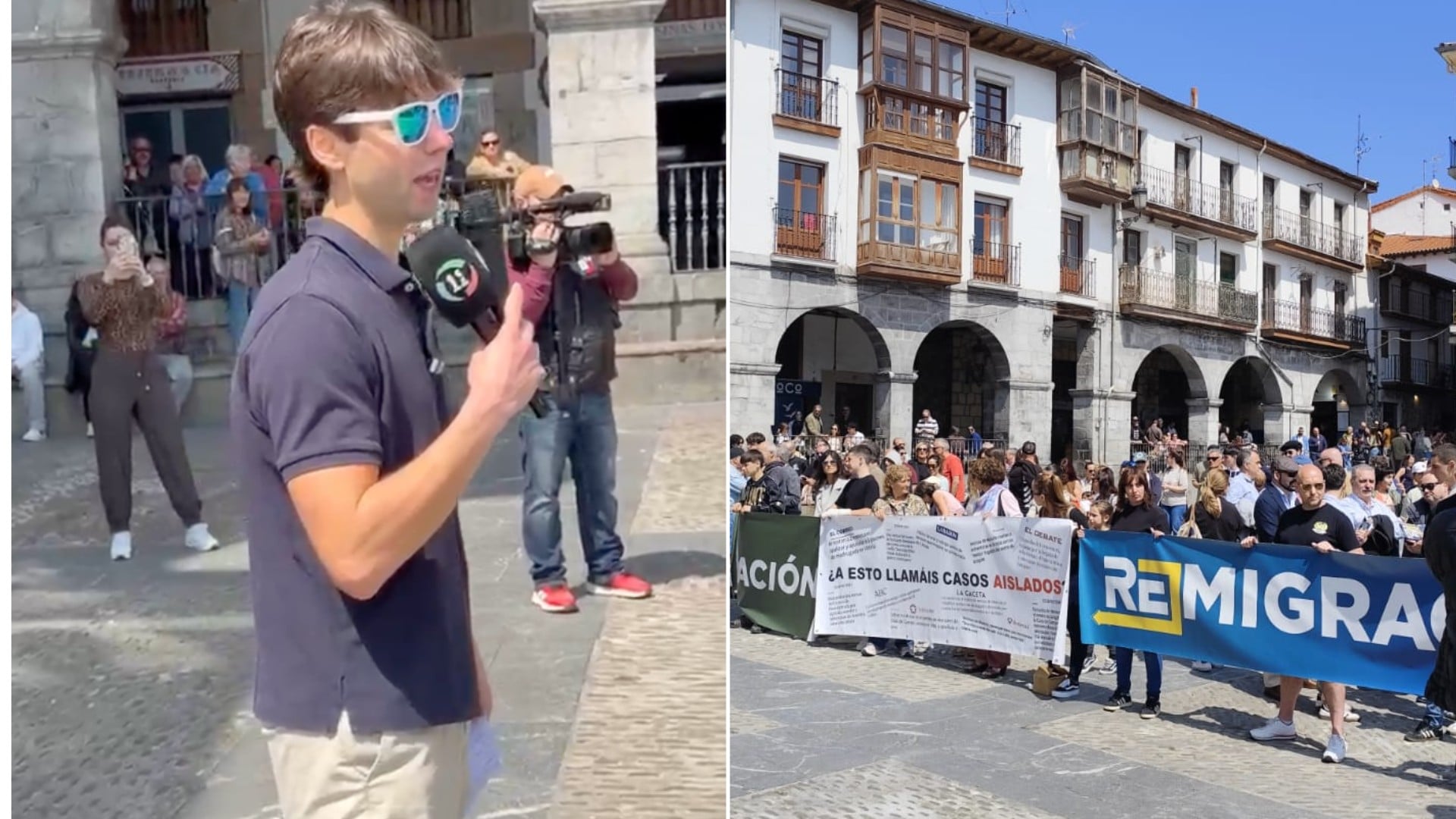 Vecinos de Castro Urdiales salen a la calle contra la inmigración ilegal: Racismo es hacer negocio con los menas