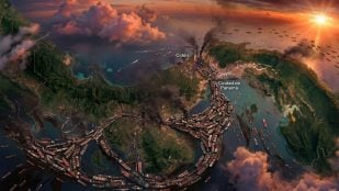 Golfo de Panamá. Imagen generada con IA.