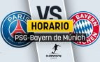 PSG Bayern horario