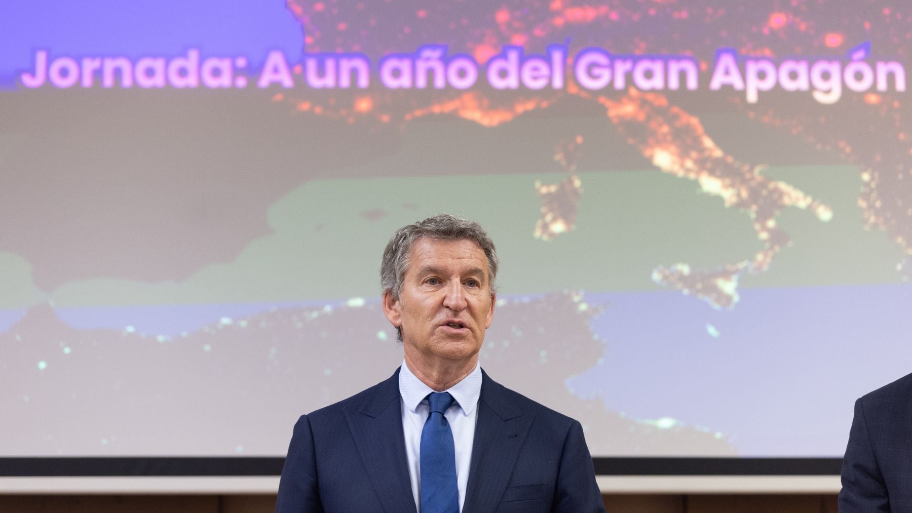 Feijóo señala el apagón como ejemplo de la degradación del sanchismo: Necesitamos que España funcione