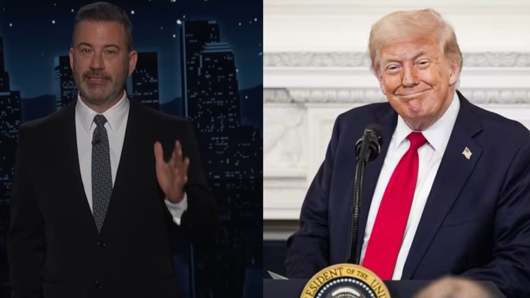 Trump exige el despido del cómico Jimmy Kimmel tras llamar a Melania viuda en espera: “Cruzó los límites”