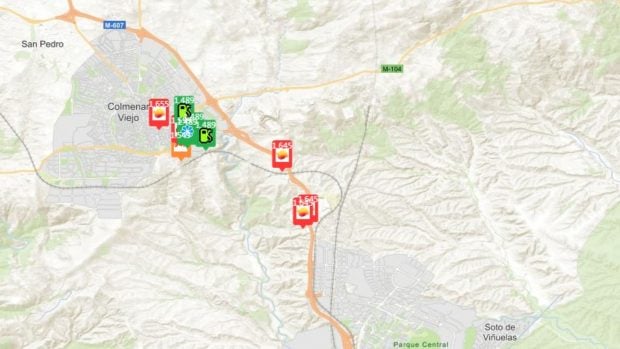 precio gasolina 30 abril Madrid