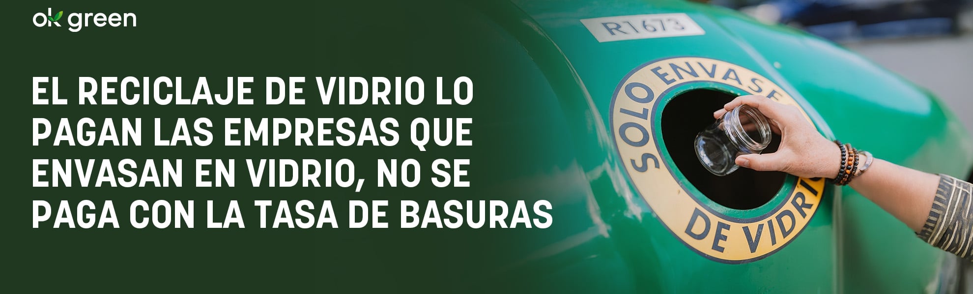 Beatriz Egido: El reciclaje de vidrio lo pagan las empresas que envasan en vidrio, no se paga con la tasa de basuras 