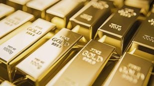 Unos lingotes de oro