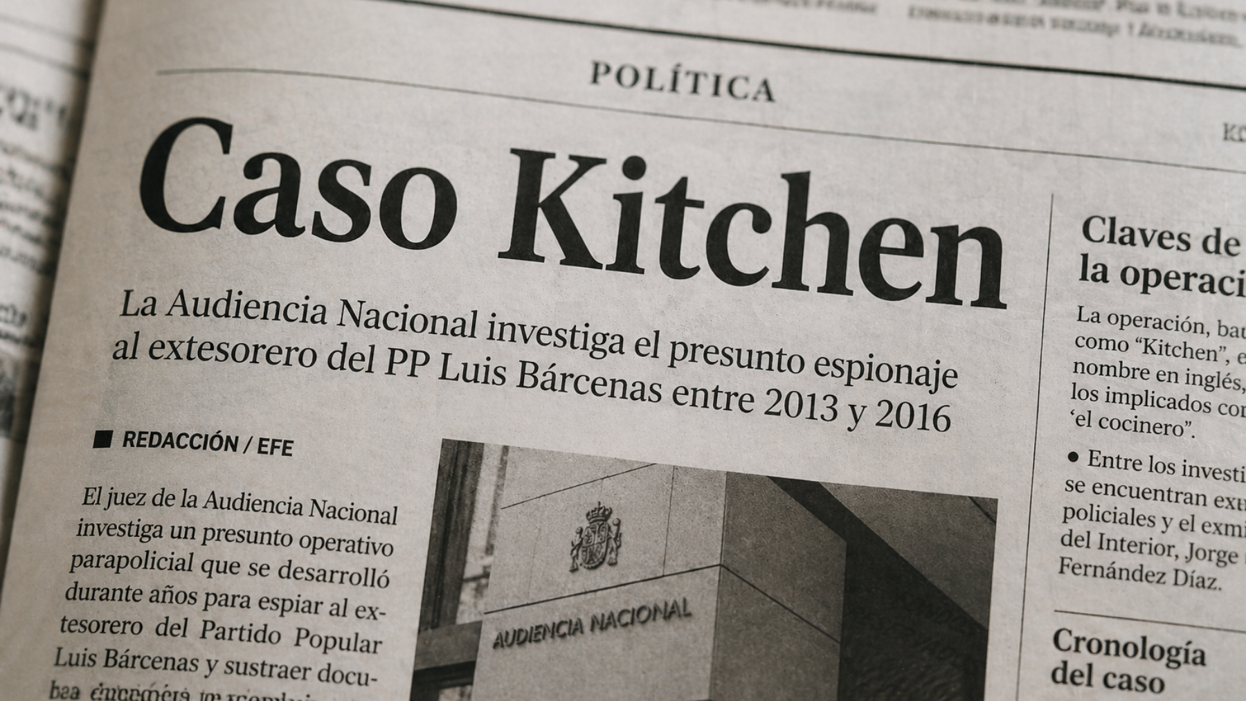 ¿Por qué se llama Operación Kitchen? No tiene nada que ver con la cocina