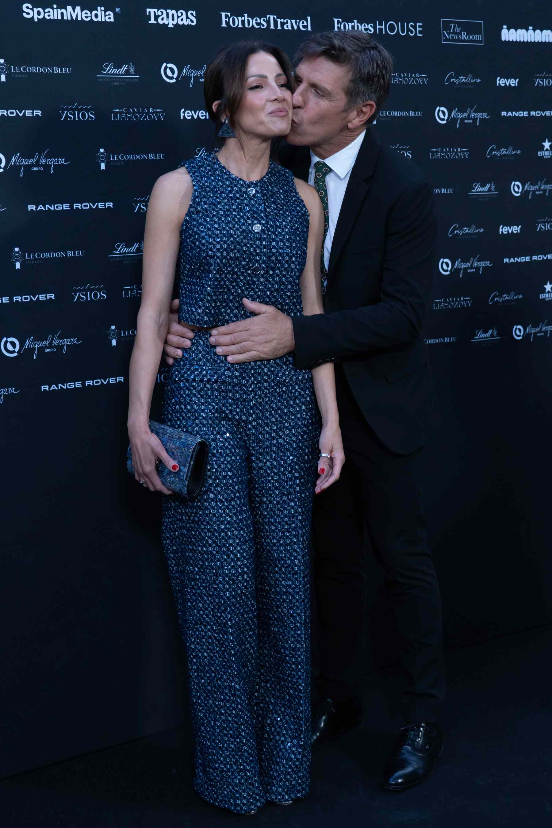 Virginia Troconis y Manuel D&iacute;az 'El Cordob&eacute;s' en los premios 'Chef of the Year 2026'. (Foto: Europa Press)