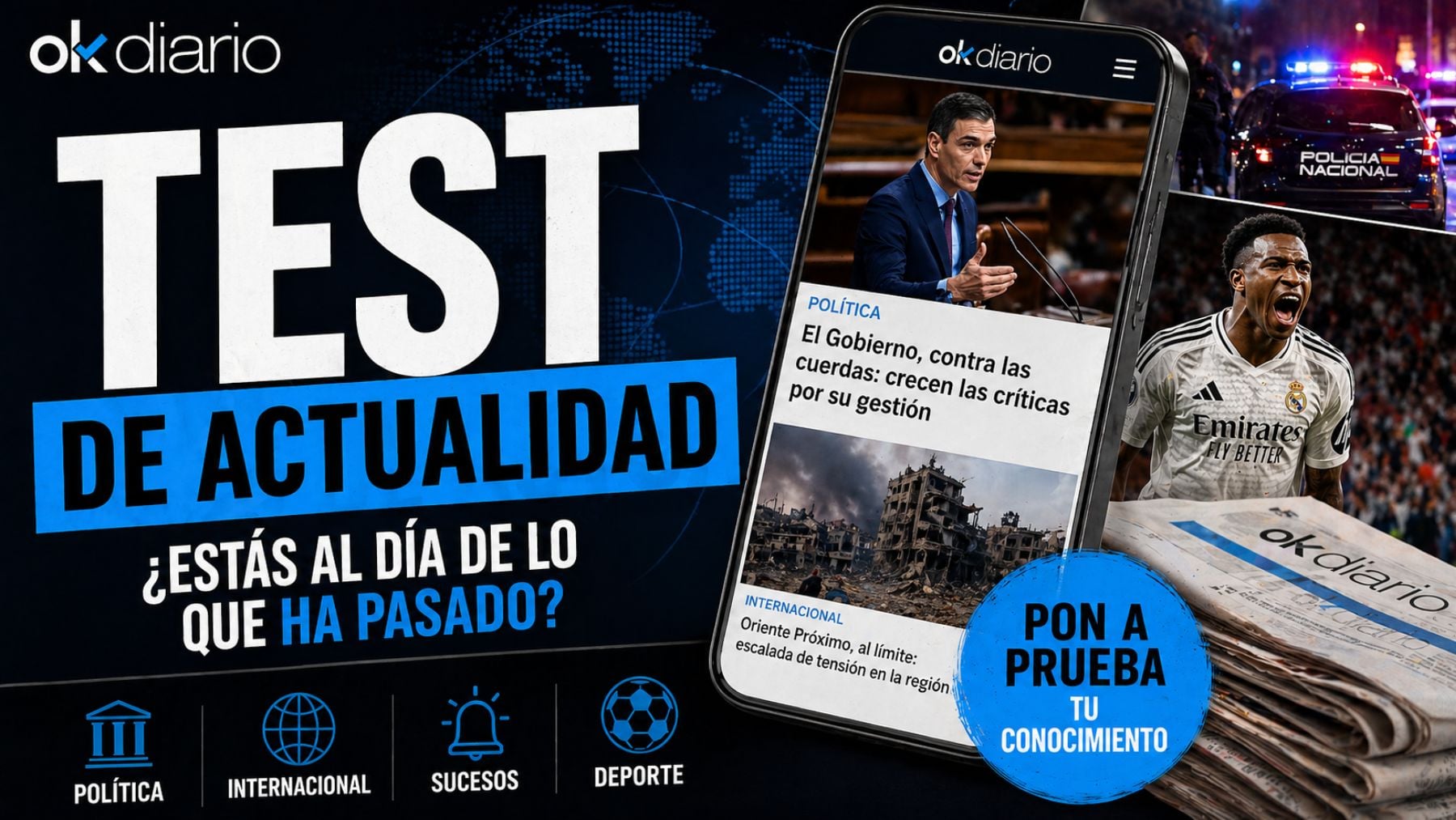 Test de actualidad diario: enfréntate a nuestro desafío de hoy, martes 28 de abril