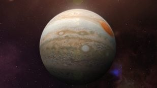 Júpiter y la Tierra