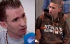 Adrián Gordillo en la actualidad y en una imagen en la serie Aída como 'El mecos' (Mediaset).
