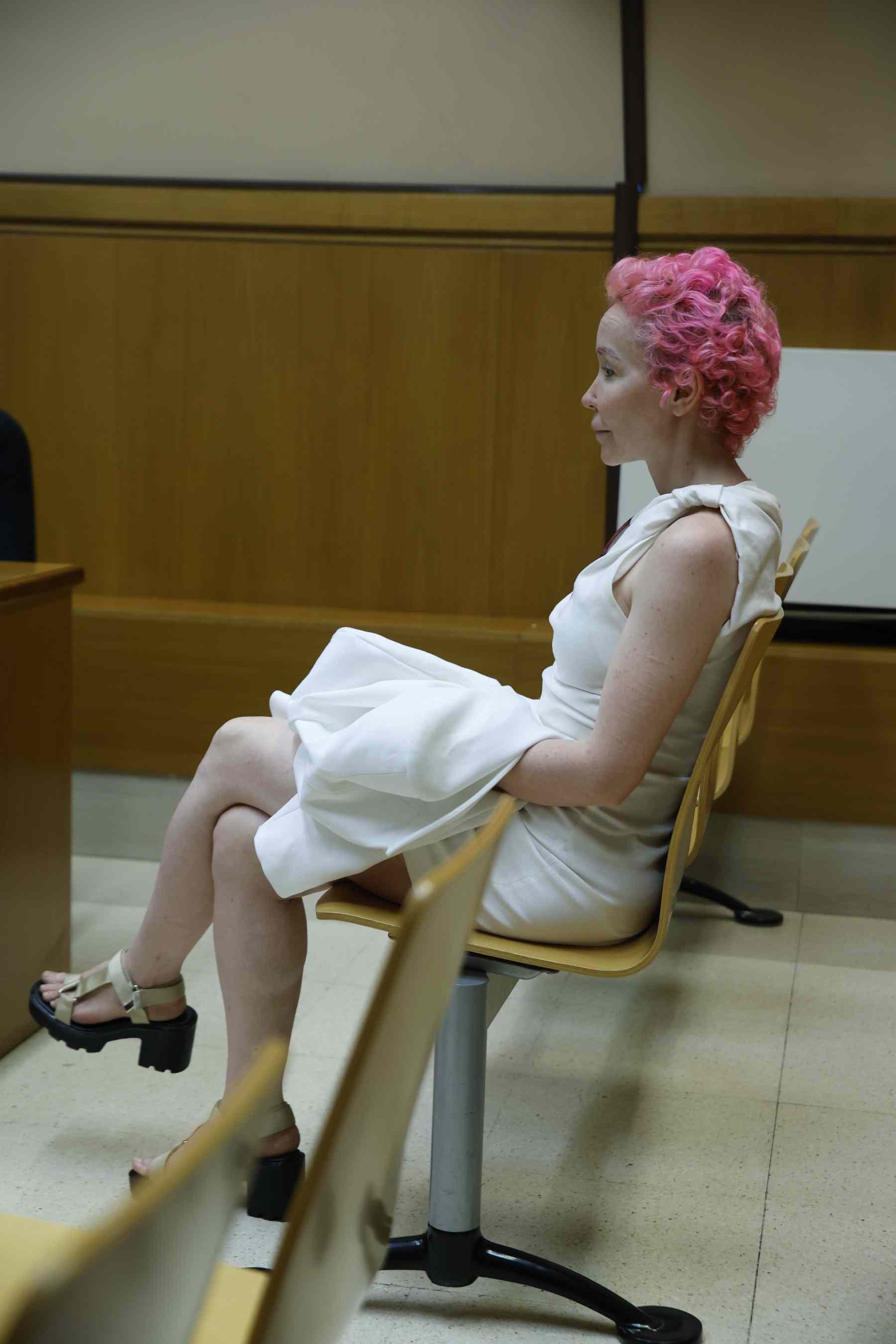 &Aacute;ngela Dobrowolski durante un juicio. (Foto: Europa Press)