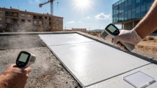 Hormigón autoenfriable