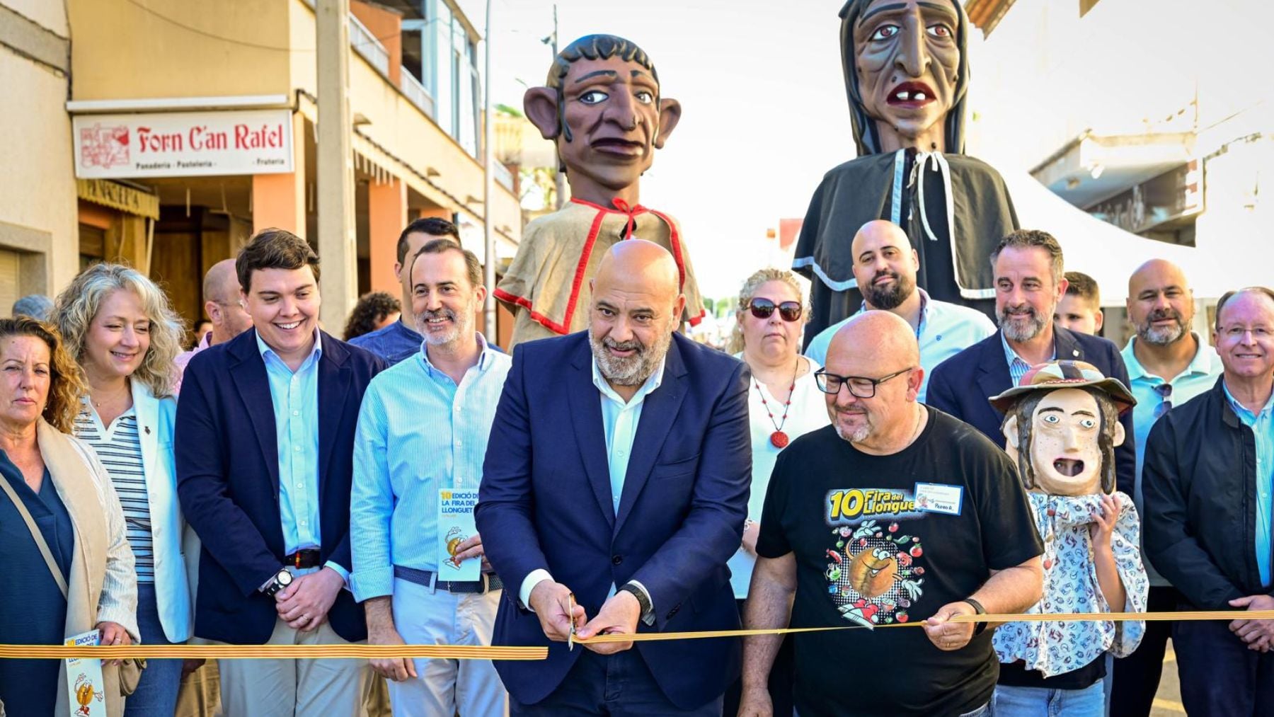El alcalde de Palma, Jaime Martínez, en la inauguración de la Fira del Llonguet.