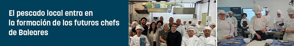 El pescado local entra en la formación de los futuros chefs de Baleares