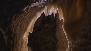 Cueva de sal por dentro