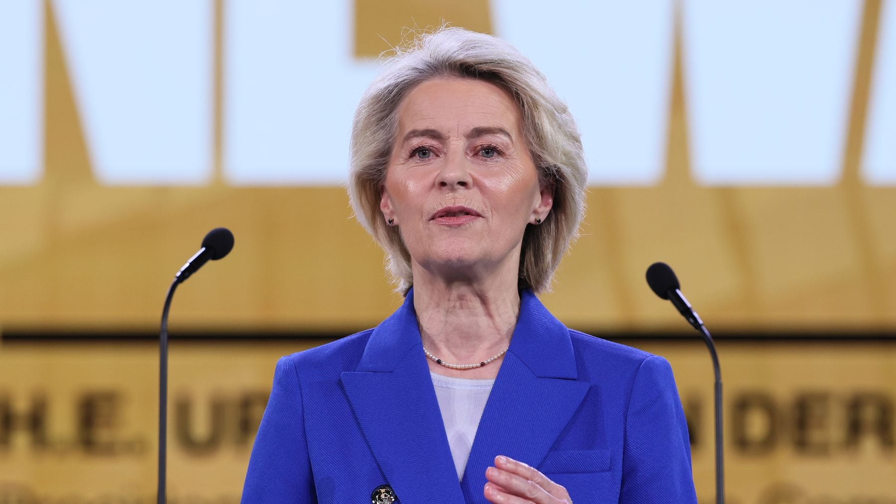 Ursula von der Leyen. Imagen de GettyImages.