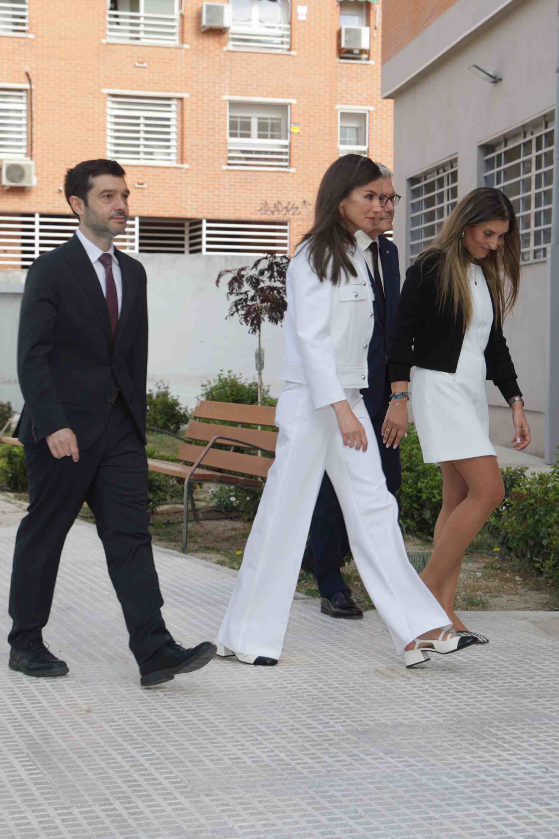 La Reina Letizia en la sede central de la Fundaci&oacute;n Secretariado Gitano. (Foto: Europa Press)