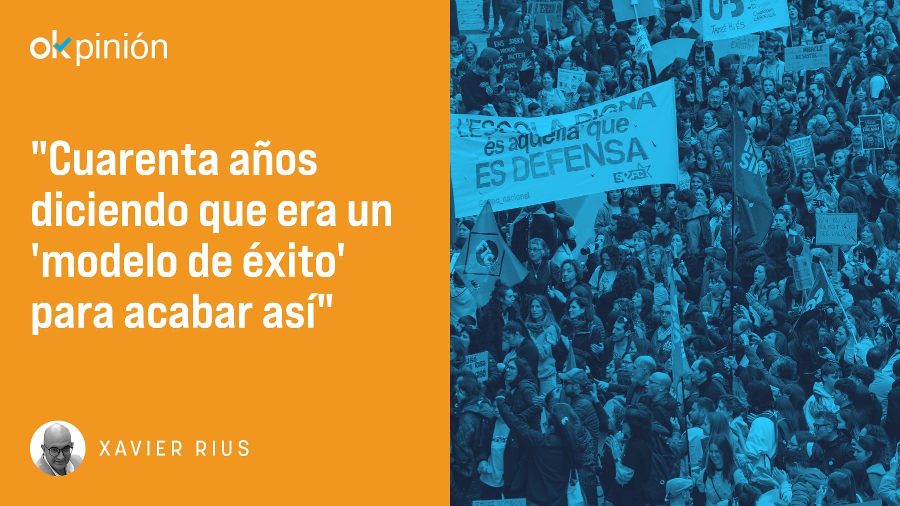 Las escuelas catalanas son un polvorín