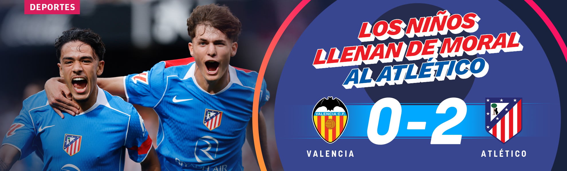 Los niños de la cantera llenan de moral al Atlético de Madrid para la Champions