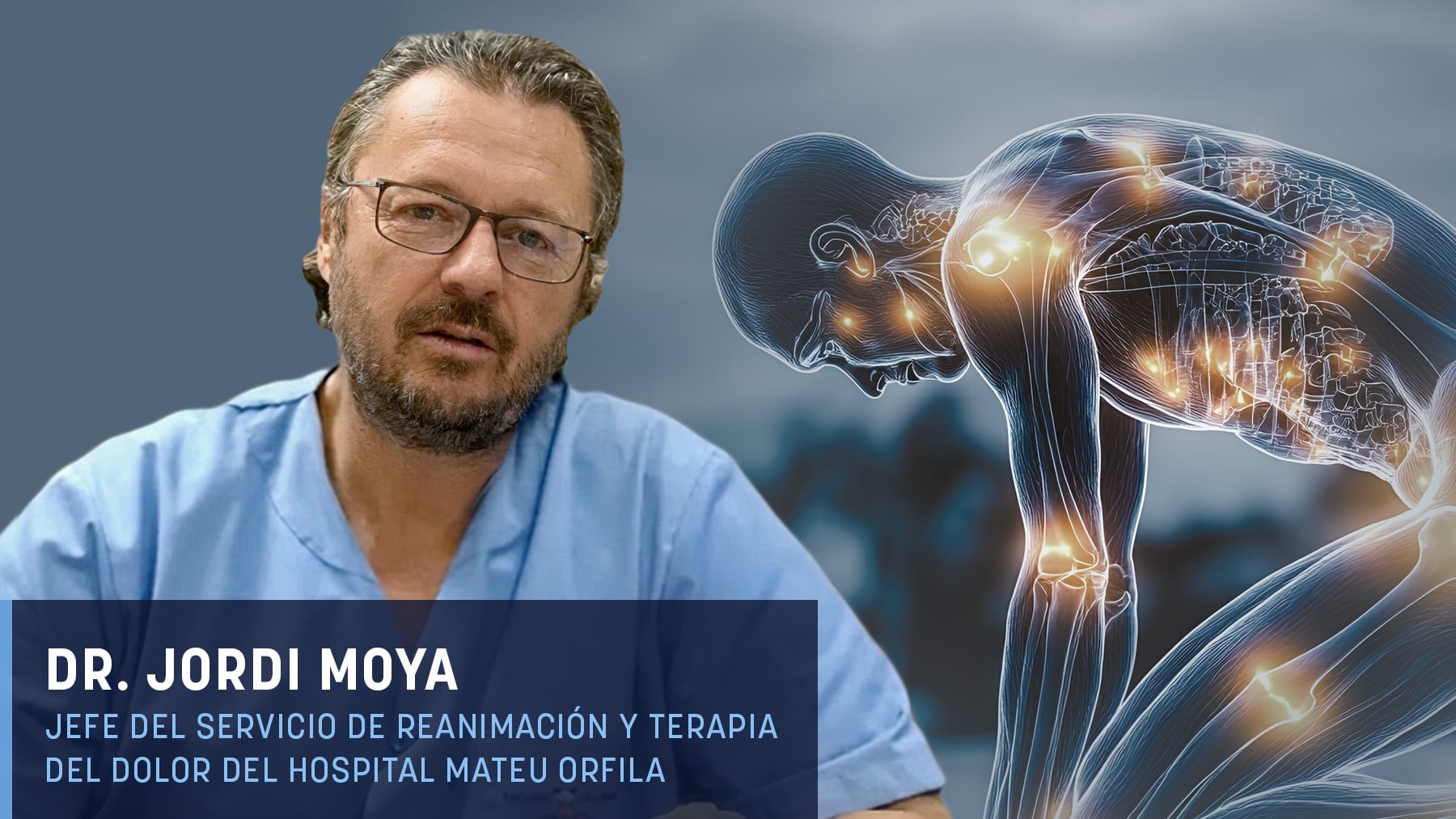 Dr. Jordi Moya: «Hemos normalizado que millones de personas vivan con dolor»