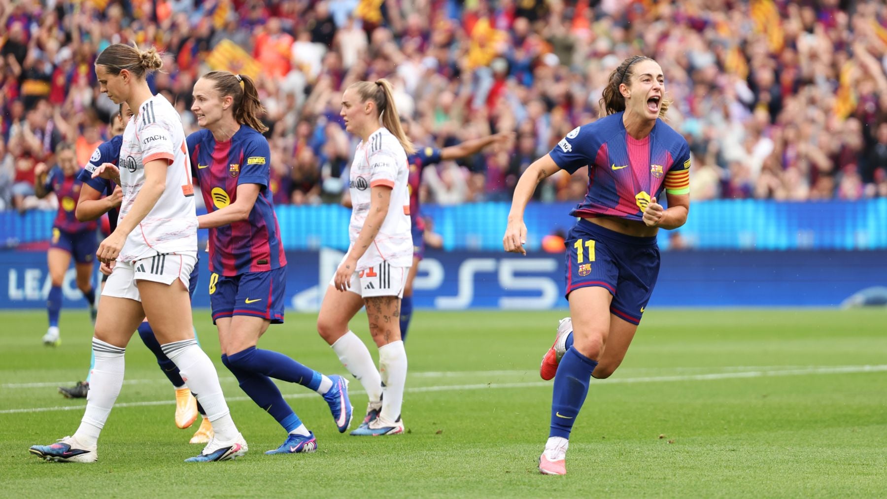 Alexia lidera al Barcelona en el Camp Nou para alcanzar otra final de la Champions femenina
