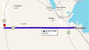 Carretera recta más larga del mundo