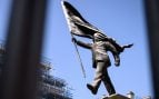 Estatua de Banksy. Foto de GettyImages.