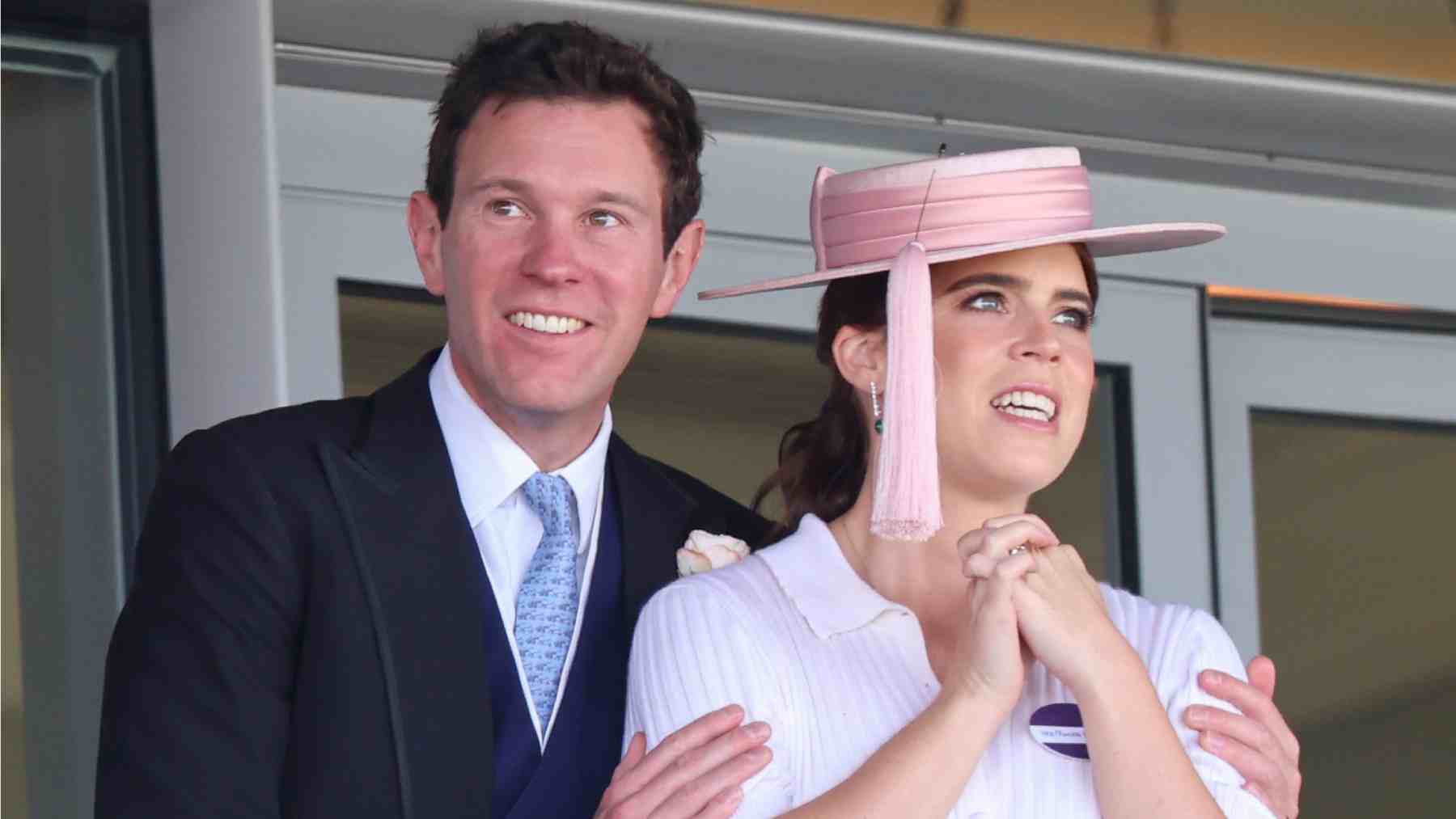 Jack Brooksbank y la princesa Eugenia de York. (Foto: Getty Images)