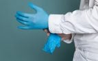 Guantes, contaminación, ciencia