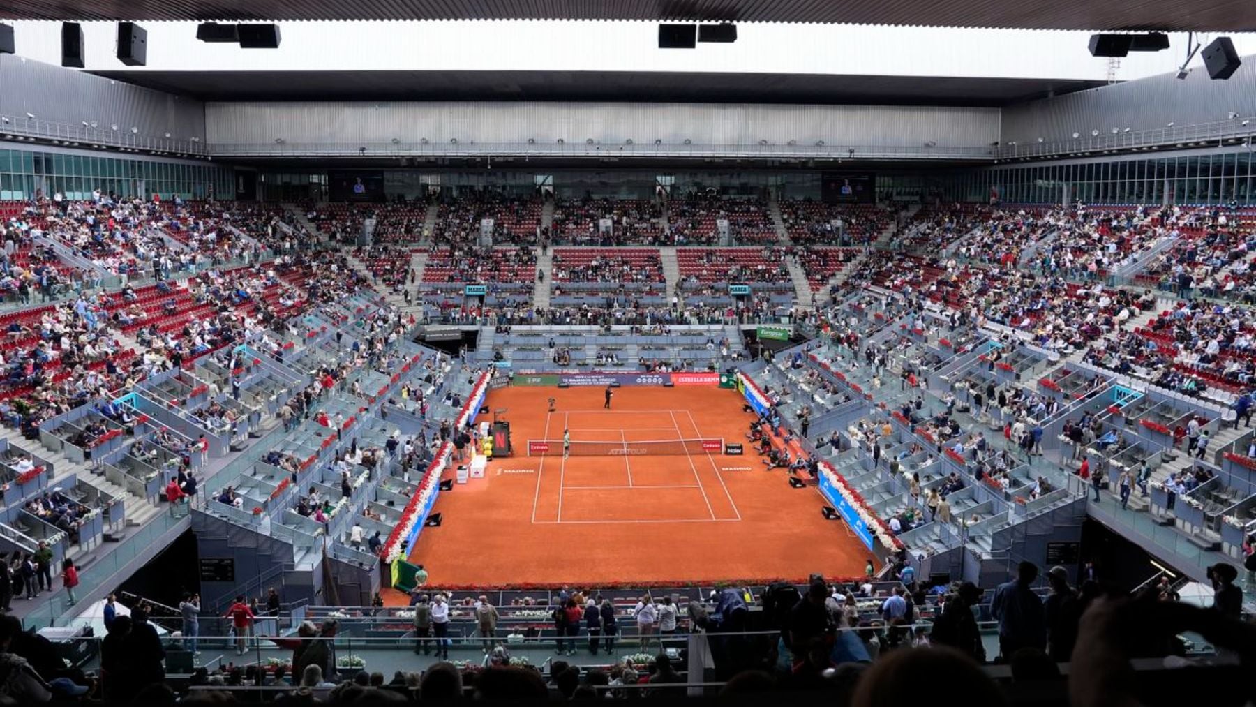 El Mutua Madrid Open toca fondo tras cambiar de propietarios y exhibir una imagen alarmante