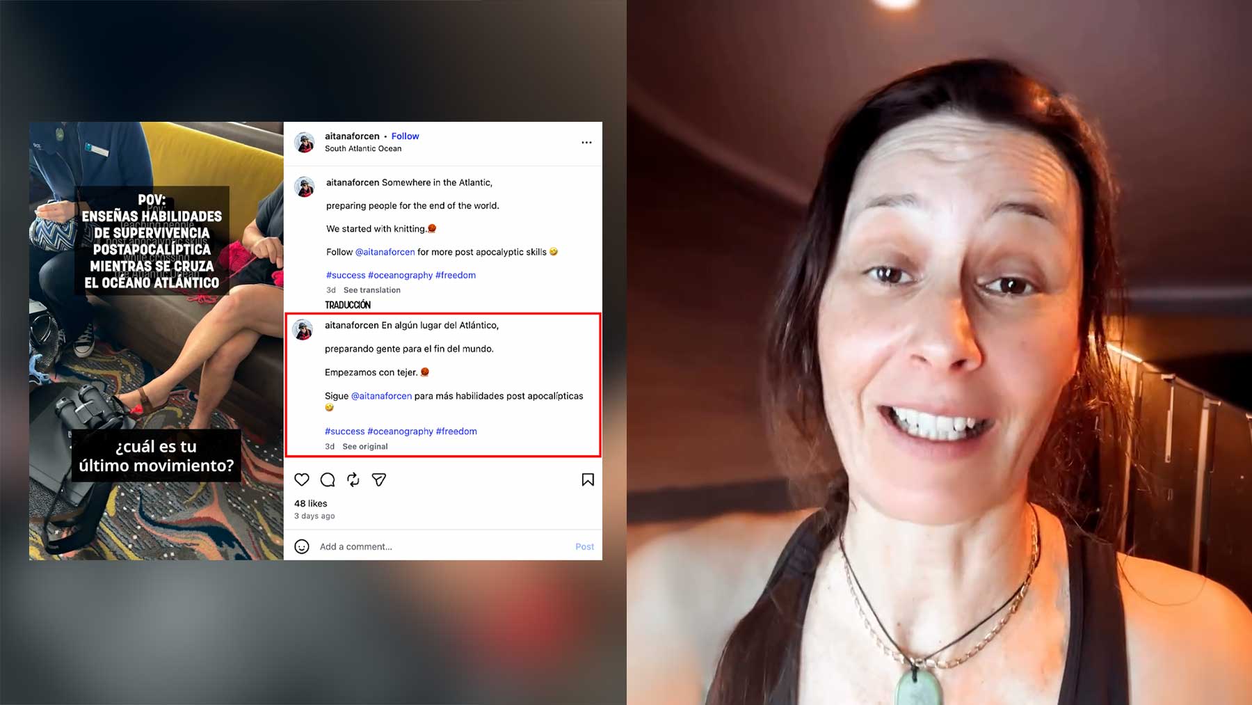 La valenciana a bordo del crucero del hantavirus: Preparando a la gente para el fin del mundo