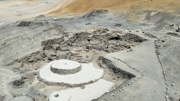 Civilizaci&oacute;n Caral. Excavaci&oacute;n arqueol&oacute;gica en Per&uacute;. Foto: Ministerio de Cultura de Per&uacute; 