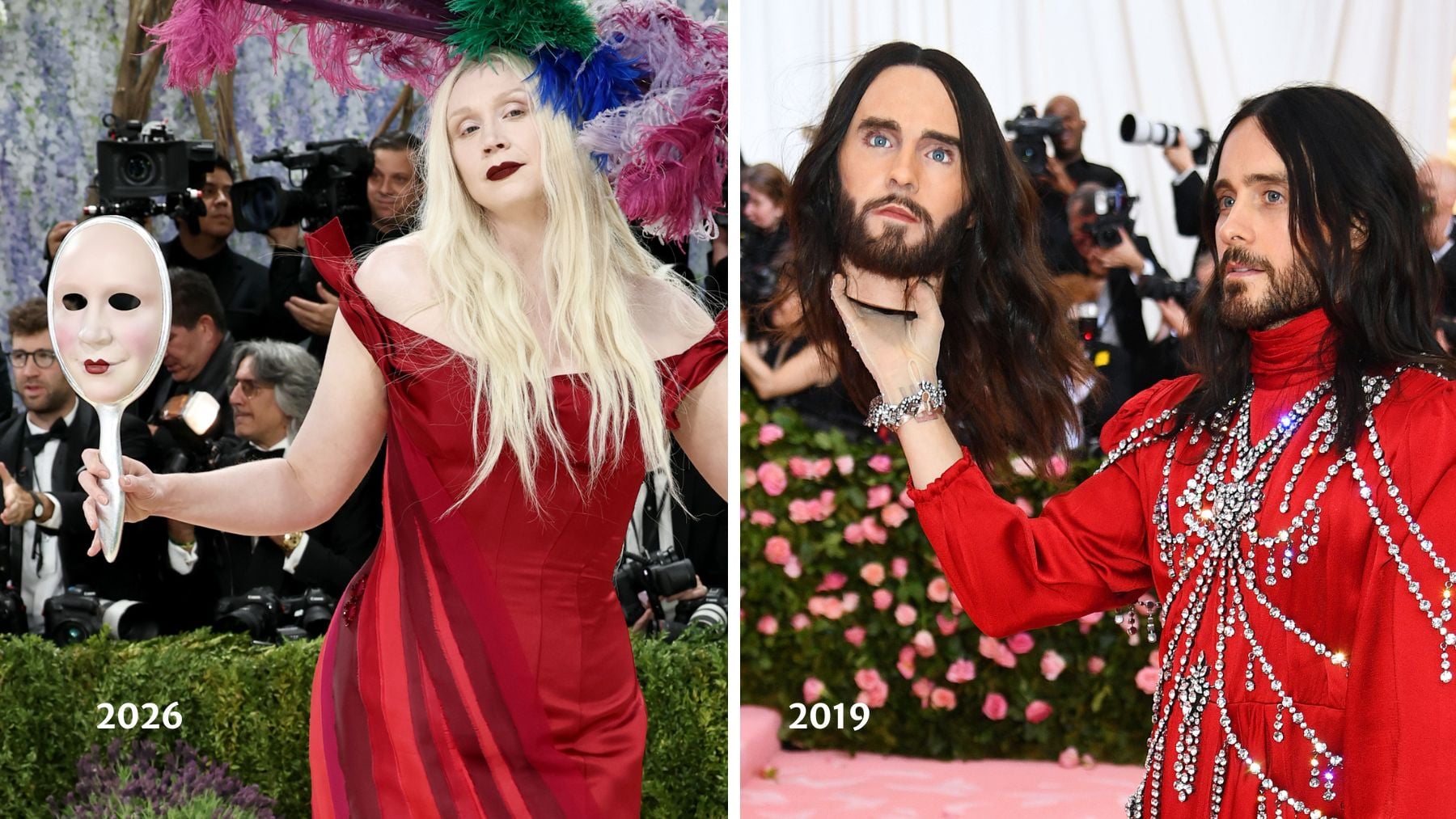 Gwendoline Christie recicla el truco de Jared Leto en la Met Gala, pero en versión
