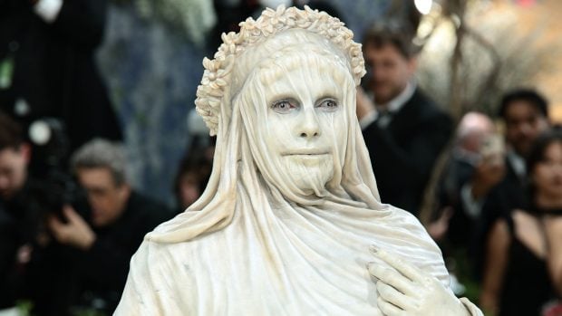Heidi Klum en la Met Gala. (Foto: Getty Images)
